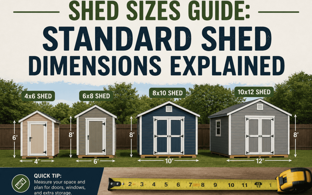 Shed Sizes Guide: Standard Shed Dimensions Explained