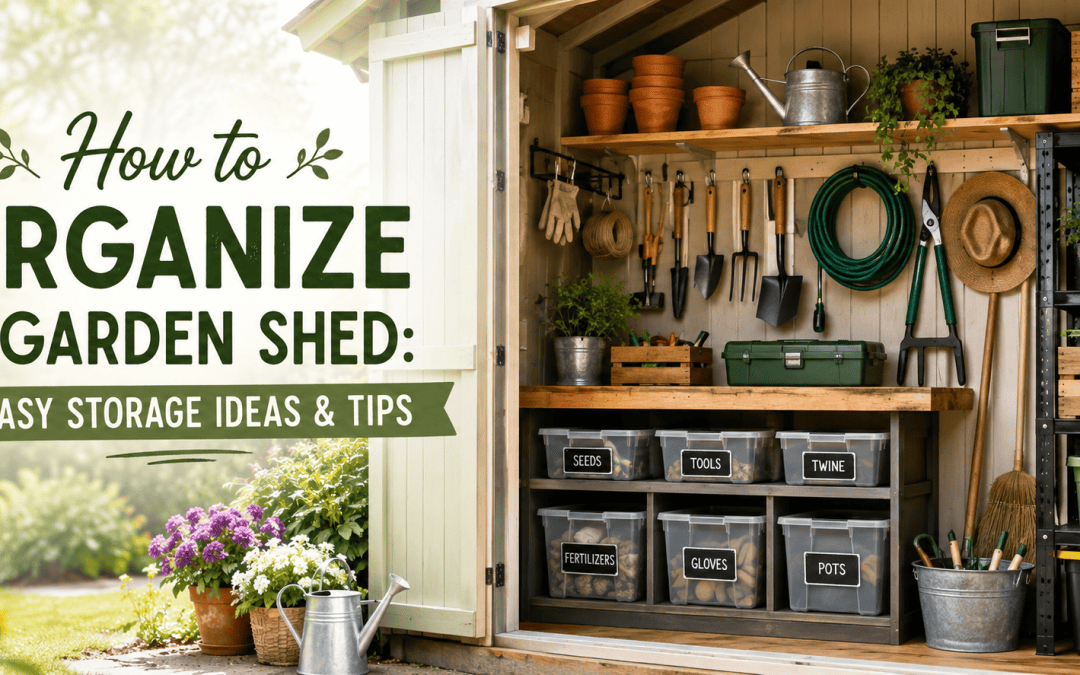 How to Organize a Garden Shed: Easy Storage Ideas & Tips