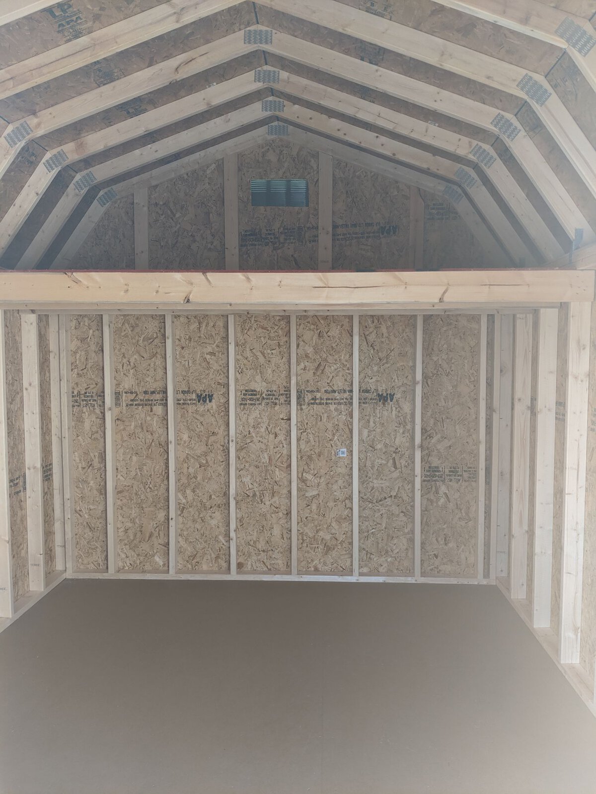 10x12 Portable Lofted Dutch Barn Storage Shed - Image 2