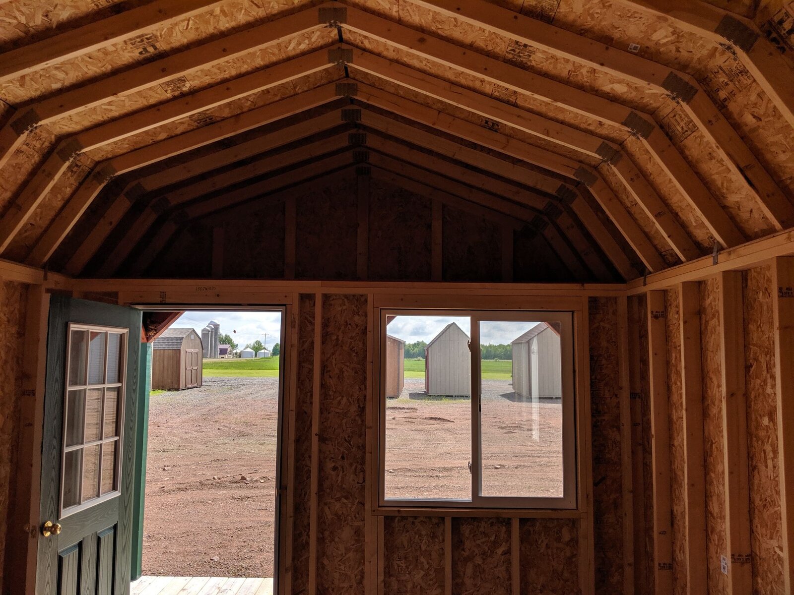 12x24' Lofted Dutch Barn With 4' Porch SKU: SD150 - Image 5