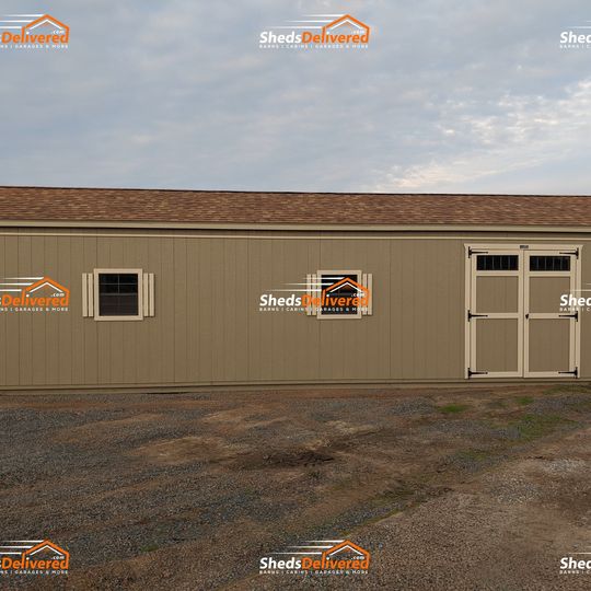 14x40 Garage with Khaki LP SmartSide - Image 3