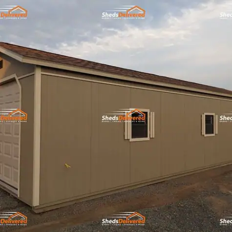 14x40 garage khaki lp smartsiding 3 M