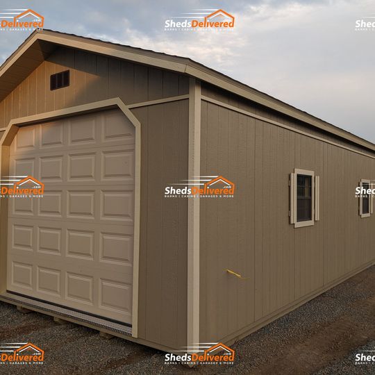 14x40 Garage with Khaki LP SmartSide