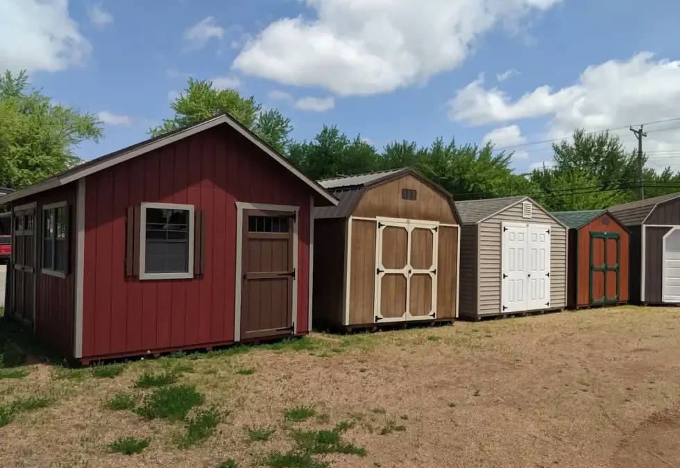 Plastic vs Wood Shed