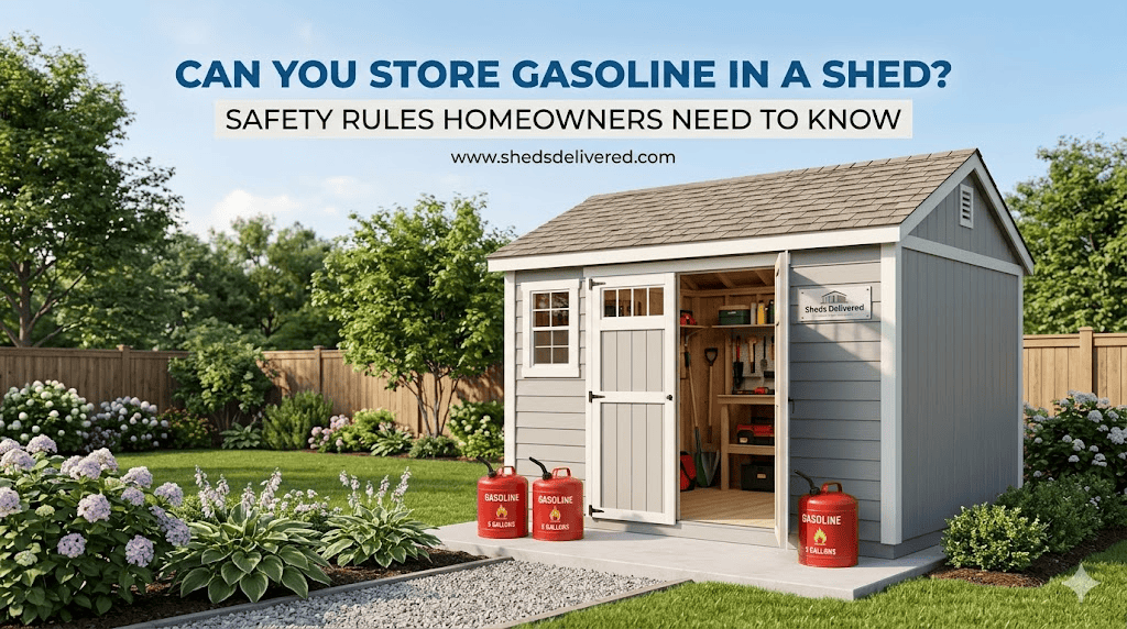 Can You Store Gasoline in a Shed? Safety Rules Homeowners Need to Know