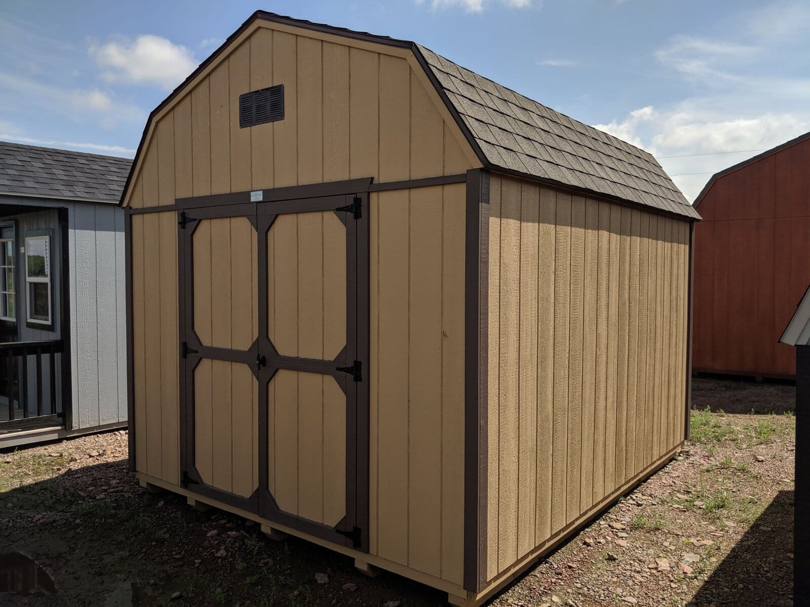 10×12 Lofted Dutch Barn SKU: SD249