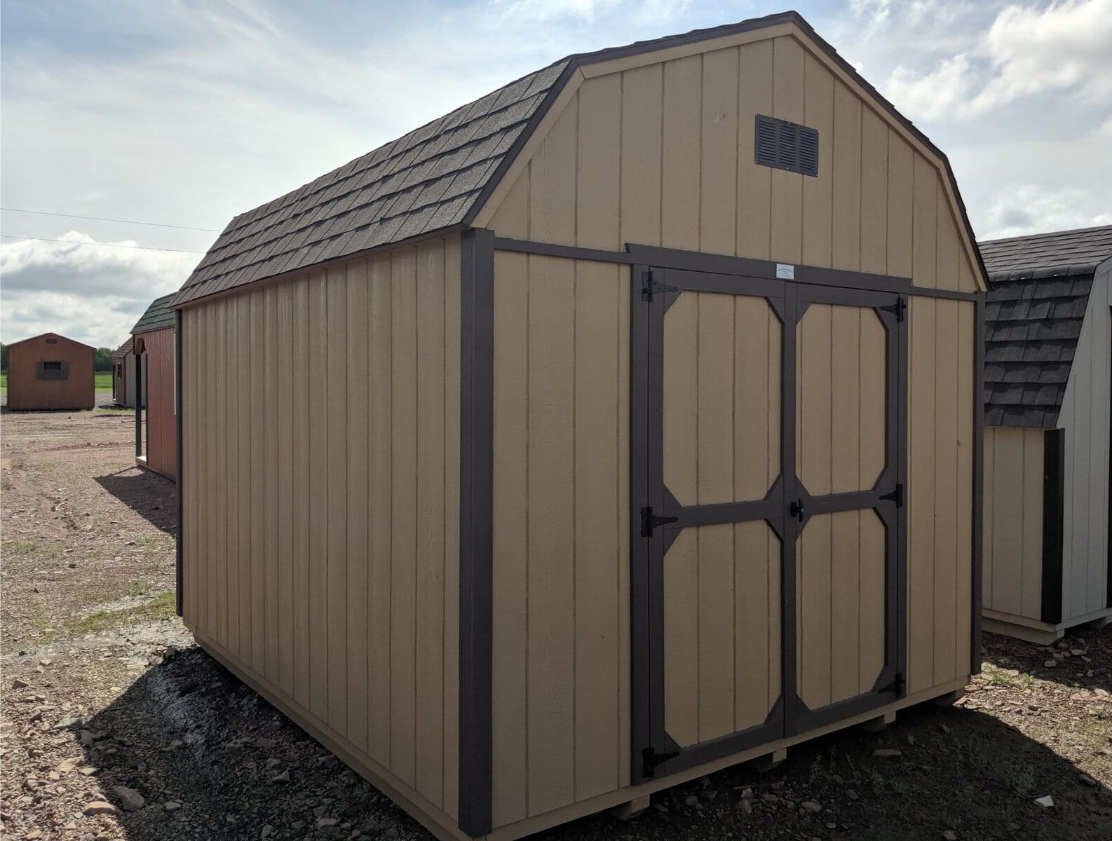 10×12 Lofted Dutch Barn SKU: SD249 - Image 3