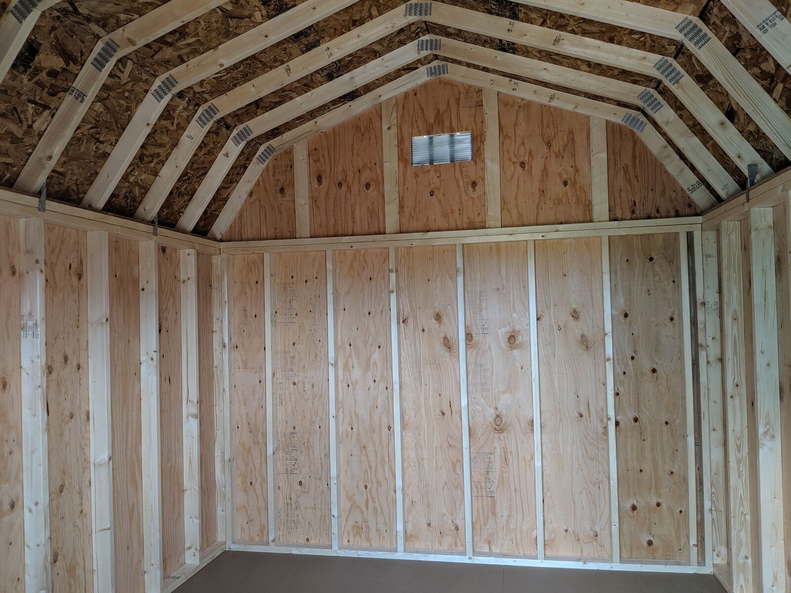 10×12 Lofted Dutch Barn SKU: SD249 - Image 2