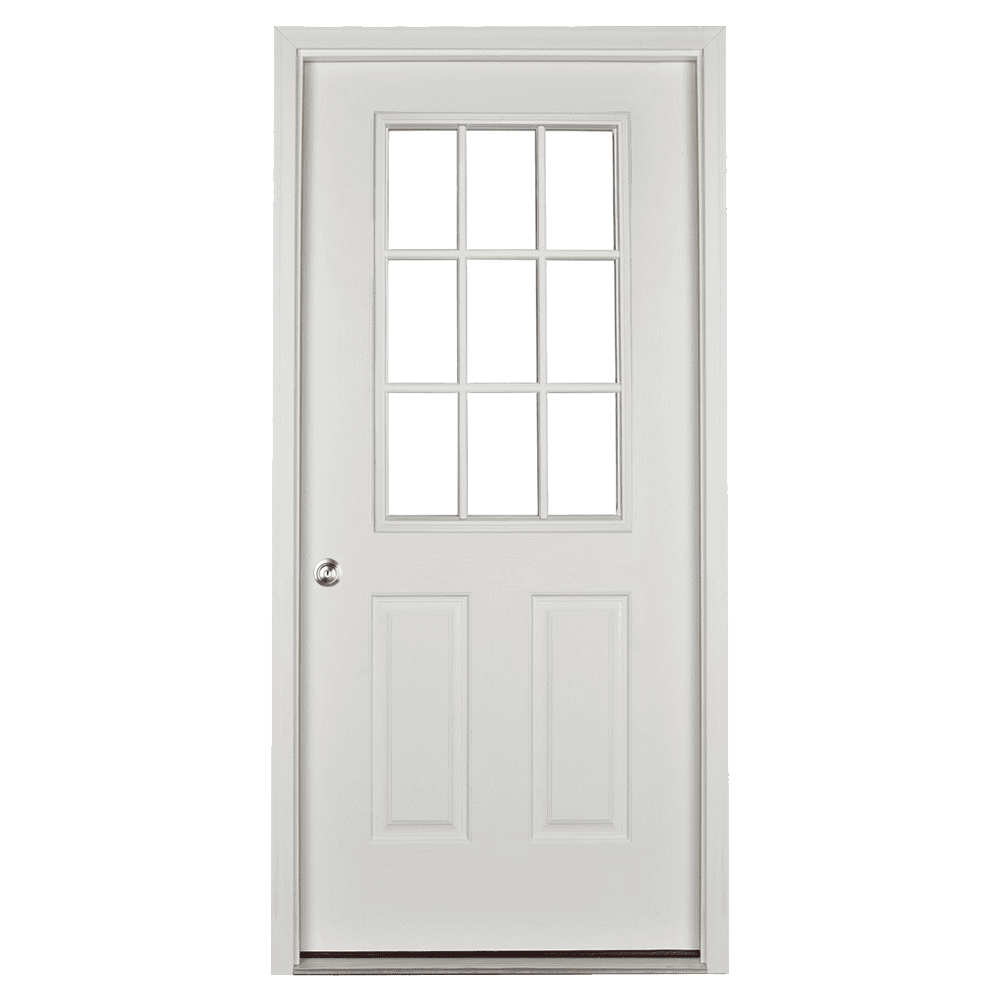 sheds delivered of wisconsin prehung 9 lite door for sheds and garages