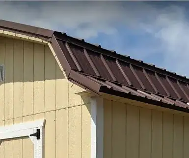 steel metal shed roof