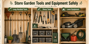 Store Garden Tools and Equipment Safely