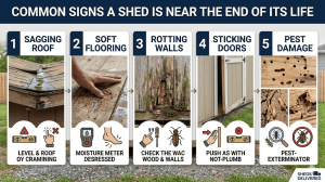 Common Signs a Shed Is Near the End of Its Life
