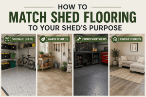 How to Match Shed Flooring to Your Shed's Purpose